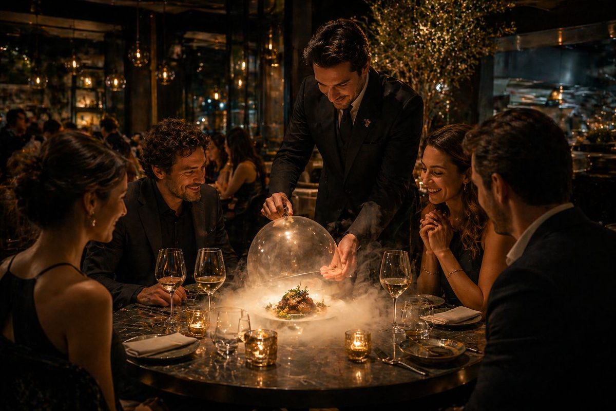 Immersive tableside dining experience